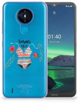 B2Ctelecom TPU Siliconen Hoesje Nokia 1.4 Telefoon Hoesje Boho Summer