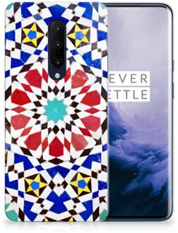 B2Ctelecom TPU Siliconen Hoesje OnePlus 7 Pro Mozaïek