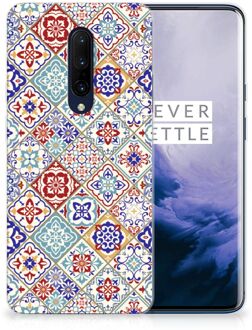 B2Ctelecom TPU Siliconen Hoesje OnePlus 7 Pro Tiles Color