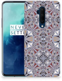 B2Ctelecom TPU Siliconen Hoesje OnePlus 7T Pro Bloemen