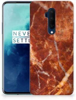 B2Ctelecom TPU Siliconen Hoesje OnePlus 7T Pro Marmer Bruin