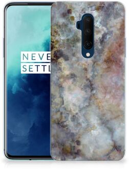 B2Ctelecom TPU Siliconen Hoesje OnePlus 7T Pro Marmer Grijs