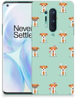 B2Ctelecom TPU Siliconen Hoesje OnePlus 8 Pro Telefoon Hoesje Pups