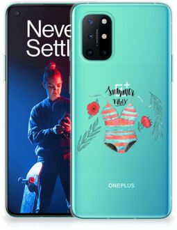 B2Ctelecom TPU Siliconen Hoesje OnePlus 8T Telefoon Hoesje Boho Summer