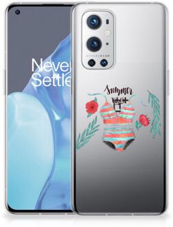 B2Ctelecom TPU Siliconen Hoesje OnePlus 9 Pro Telefoon Hoesje Boho Summer