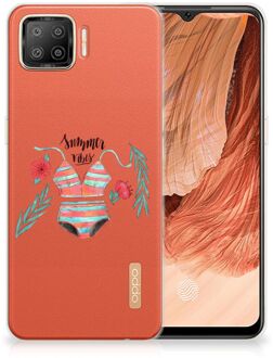 B2Ctelecom TPU Siliconen Hoesje OPPO A73 4G Telefoon Hoesje Boho Summer