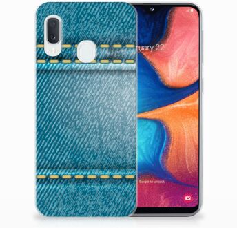 B2Ctelecom TPU Siliconen Hoesje Samsung A20e Design Jeans