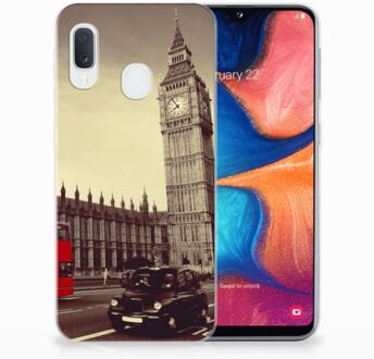 B2Ctelecom TPU Siliconen Hoesje Samsung A20e Design Londen