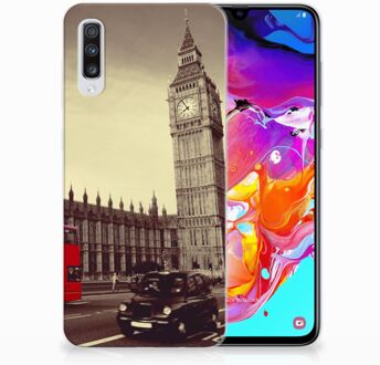 B2Ctelecom TPU Siliconen Hoesje Samsung A70 Design Londen