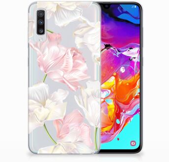 B2Ctelecom TPU Siliconen Hoesje Samsung A70 Design Lovely Flowers