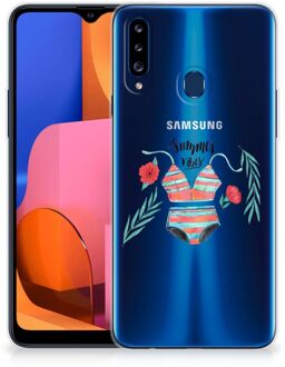 B2Ctelecom TPU Siliconen Hoesje Samsung Galaxy A20s Telefoon Hoesje Boho Summer