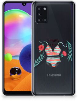 B2Ctelecom TPU Siliconen Hoesje Samsung Galaxy A31 Telefoon Hoesje Boho Summer