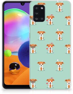 B2Ctelecom TPU Siliconen Hoesje Samsung Galaxy A31 Telefoon Hoesje Pups