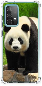 B2Ctelecom TPU Siliconen Hoesje Samsung Galaxy A52 4G/5G GSM Hoesje met doorzichtige rand Panda