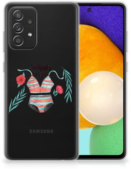 B2Ctelecom TPU Siliconen Hoesje Samsung Galaxy A52 (5G/4G) Telefoon Hoesje Boho Summer