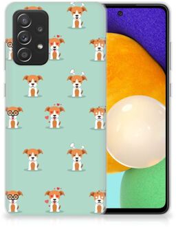 B2Ctelecom TPU Siliconen Hoesje Samsung Galaxy A52 (5G/4G) Telefoon Hoesje Pups