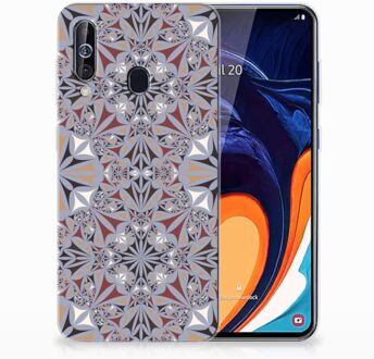 B2Ctelecom TPU Siliconen Hoesje Samsung Galaxy A60 Bloemen