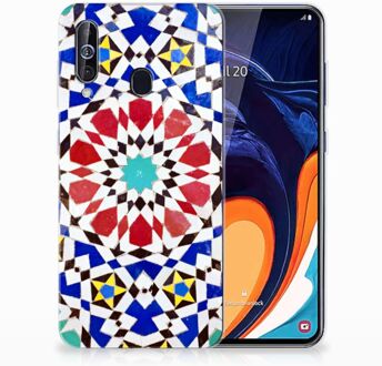 B2Ctelecom TPU Siliconen Hoesje Samsung Galaxy A60 Mozaïek