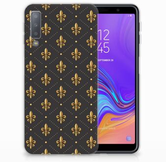 B2Ctelecom TPU Siliconen Hoesje Samsung Galaxy A7 (2018) Franse Lelie