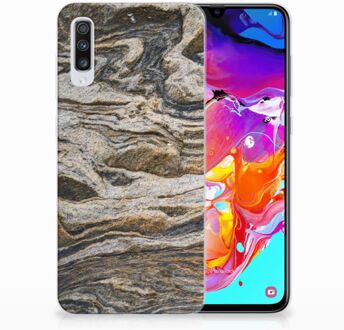 B2Ctelecom TPU Siliconen Hoesje Samsung Galaxy A70 Design Steen