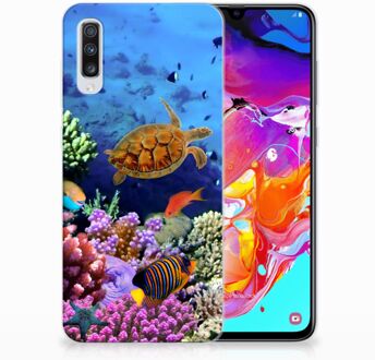 B2Ctelecom TPU Siliconen Hoesje Samsung Galaxy A70 Design Vissen