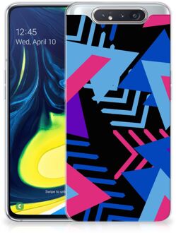 B2Ctelecom TPU Siliconen Hoesje Samsung Galaxy A80 Funky Triangle