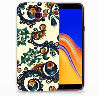 B2Ctelecom TPU Siliconen Hoesje Samsung Galaxy J4 Plus (2018) Design Barok Flower