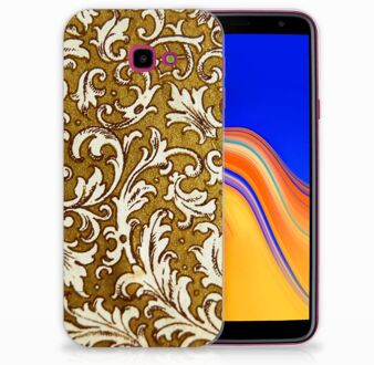 B2Ctelecom TPU Siliconen Hoesje Samsung Galaxy J4 Plus (2018) Design Barok Goud