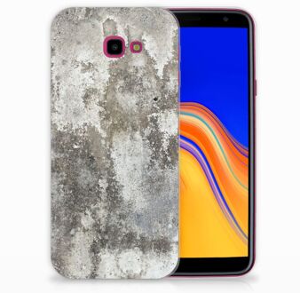 B2Ctelecom TPU Siliconen Hoesje Samsung Galaxy J4 Plus (2018) Design Beton