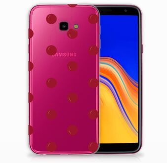 B2Ctelecom TPU Siliconen Hoesje Samsung Galaxy J4 Plus (2018) Design Cherries