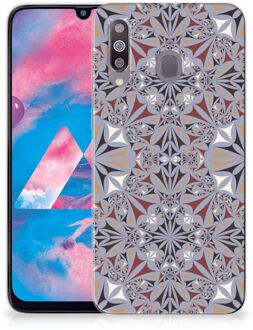 B2Ctelecom TPU Siliconen Hoesje Samsung Galaxy M30 Bloemen