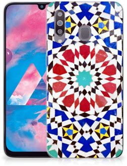 B2Ctelecom TPU Siliconen Hoesje Samsung Galaxy M30 Mozaïek