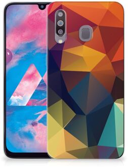 B2Ctelecom TPU Siliconen Hoesje Samsung Galaxy M30 Polygon Color