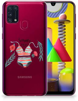 B2Ctelecom TPU Siliconen Hoesje Samsung Galaxy M31 Telefoon Hoesje Boho Summer