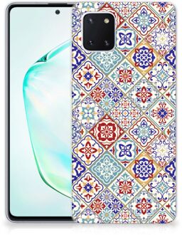 B2Ctelecom TPU Siliconen Hoesje Samsung Galaxy Note 10 Lite Tiles Color