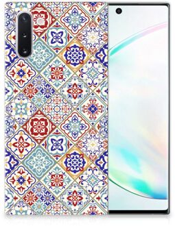 B2Ctelecom TPU Siliconen Hoesje Samsung Galaxy Note 10 Tiles Color