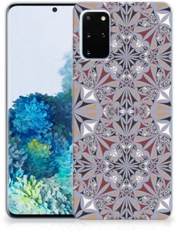 B2Ctelecom TPU Siliconen Hoesje Samsung Galaxy S20 Plus Bloemen