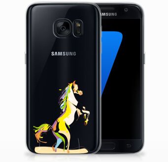 B2Ctelecom TPU Siliconen Hoesje Samsung Galaxy S7 Horse Color