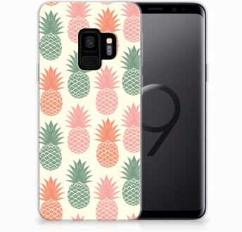 B2Ctelecom TPU Siliconen Hoesje Samsung Galaxy S9 Ananas