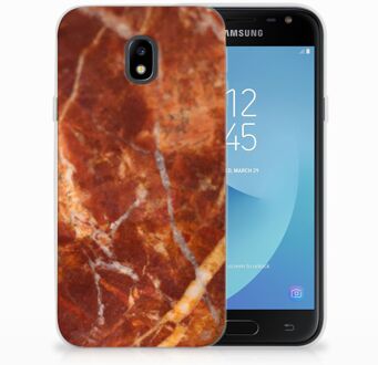 B2Ctelecom TPU Siliconen Hoesje Samsung J3 2017 Design Marmer Bruin