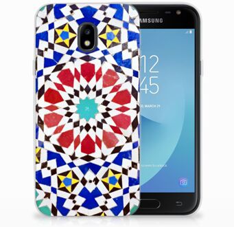 B2Ctelecom TPU Siliconen Hoesje Samsung J3 2017 Design Mozaïek