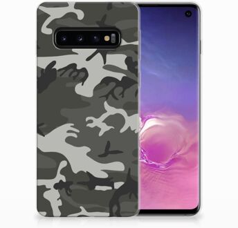 B2Ctelecom TPU Siliconen Hoesje Samsung S10 Army Light