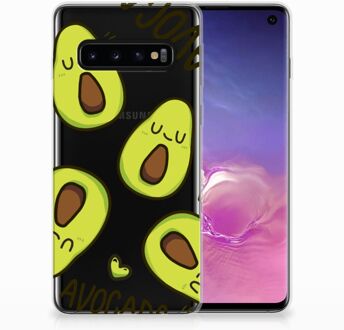 B2Ctelecom TPU Siliconen Hoesje Samsung S10 Avocado Singing