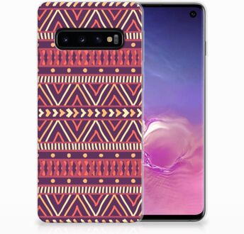 B2Ctelecom TPU Siliconen Hoesje Samsung S10 Aztec Purple