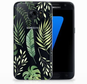 B2Ctelecom TPU Siliconen Hoesje Samsung S7 Leaves