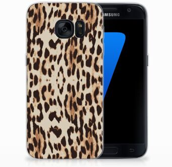 B2Ctelecom TPU Siliconen Hoesje Samsung S7 Leopard