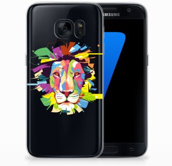 B2Ctelecom TPU Siliconen Hoesje Samsung S7 Lion Color