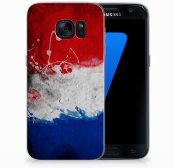 B2Ctelecom TPU Siliconen Hoesje Samsung S7 Nederlandse Vlag