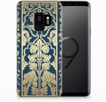 B2Ctelecom TPU Siliconen Hoesje Samsung S9 Golden Flowers