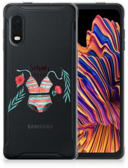 B2Ctelecom TPU Siliconen Hoesje Samsung Xcover Pro Telefoon Hoesje Boho Summer